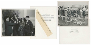 Eighteen 10 x 8 Photos With Shemp, From Various Three Stooges Films & Public Appearances -- 17 Glossy, 1 Matte Finish -- Very Good Condition -- List of Films at NateDSanders.com